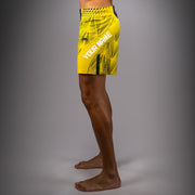 Short de combat coupe courte Homme Personnalisé UFC Zenith by Venum Authentic Fight Night - Jaune
