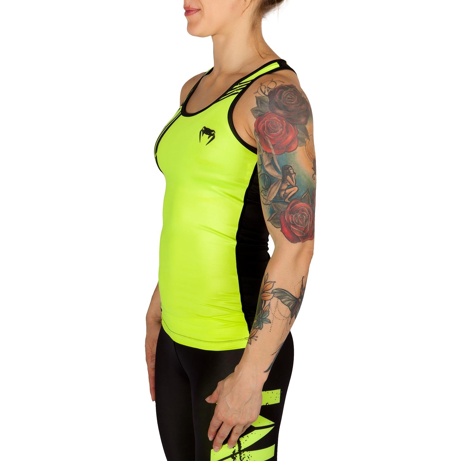 Débardeur Femme Venum Power - Jaune fluo/Noir