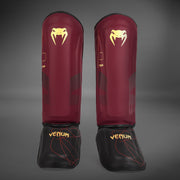Protège-Tibias Venum Tactical XT- Noir/Bordeaux/Or