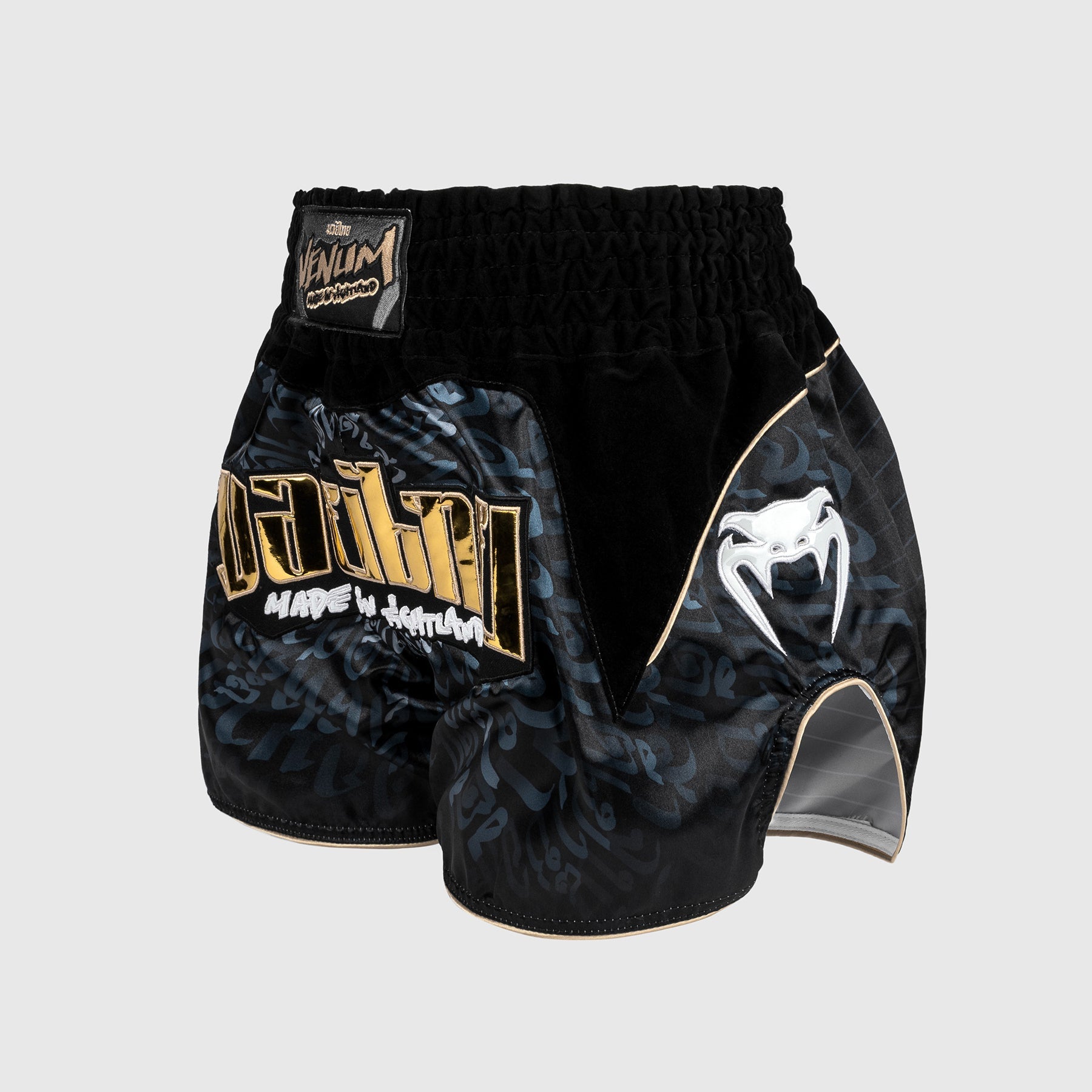 Short de Muay Thai Venum Attack - Noir/Gris