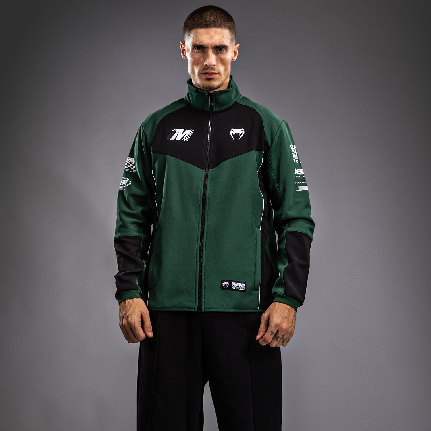 Veste Softshell Venum Motorsport - Vert Profond