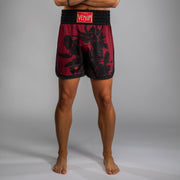 Short de Boxe pour Hommes Venum x Assassin’s Creed Shadows - Bordeaux/Noir