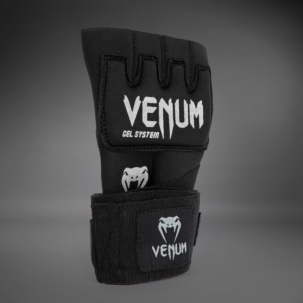 Bandes de Boxe Venum Gel Kontact - Noir/Argent