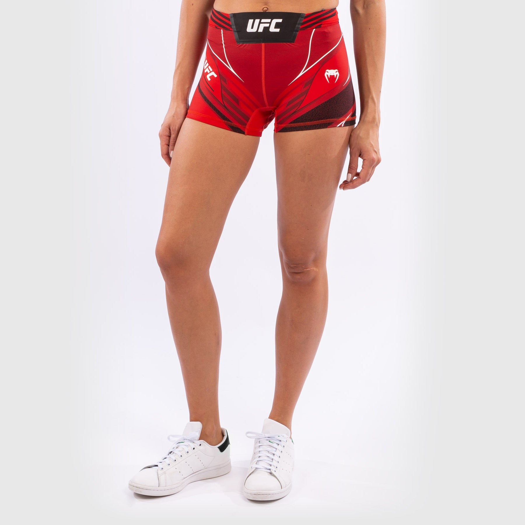 Short de compression pour Femmes UFC Venum Authentic Fight Night - Coupe Courte - Rouge