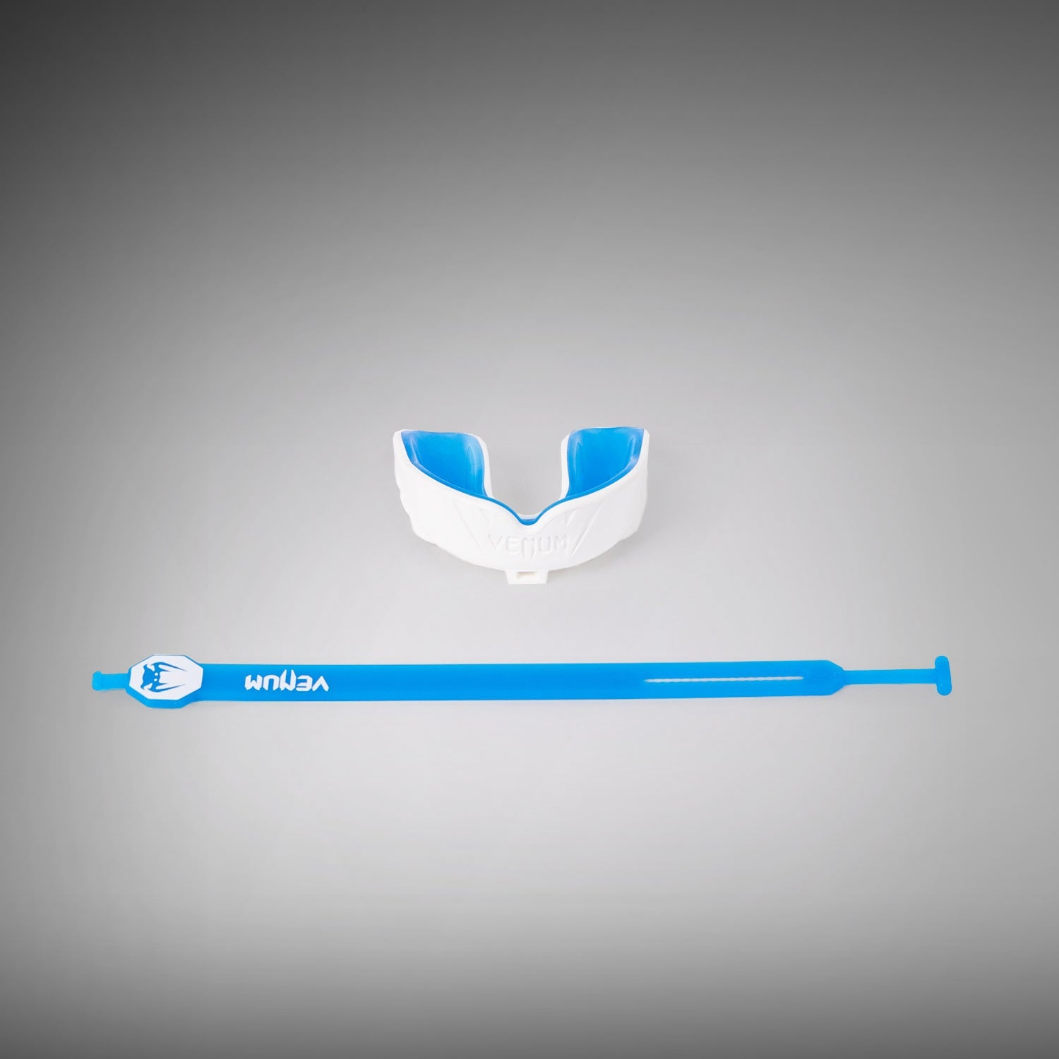 Protège-dents Venum Challenger avec/sans Sangles - Blanc/Bleu