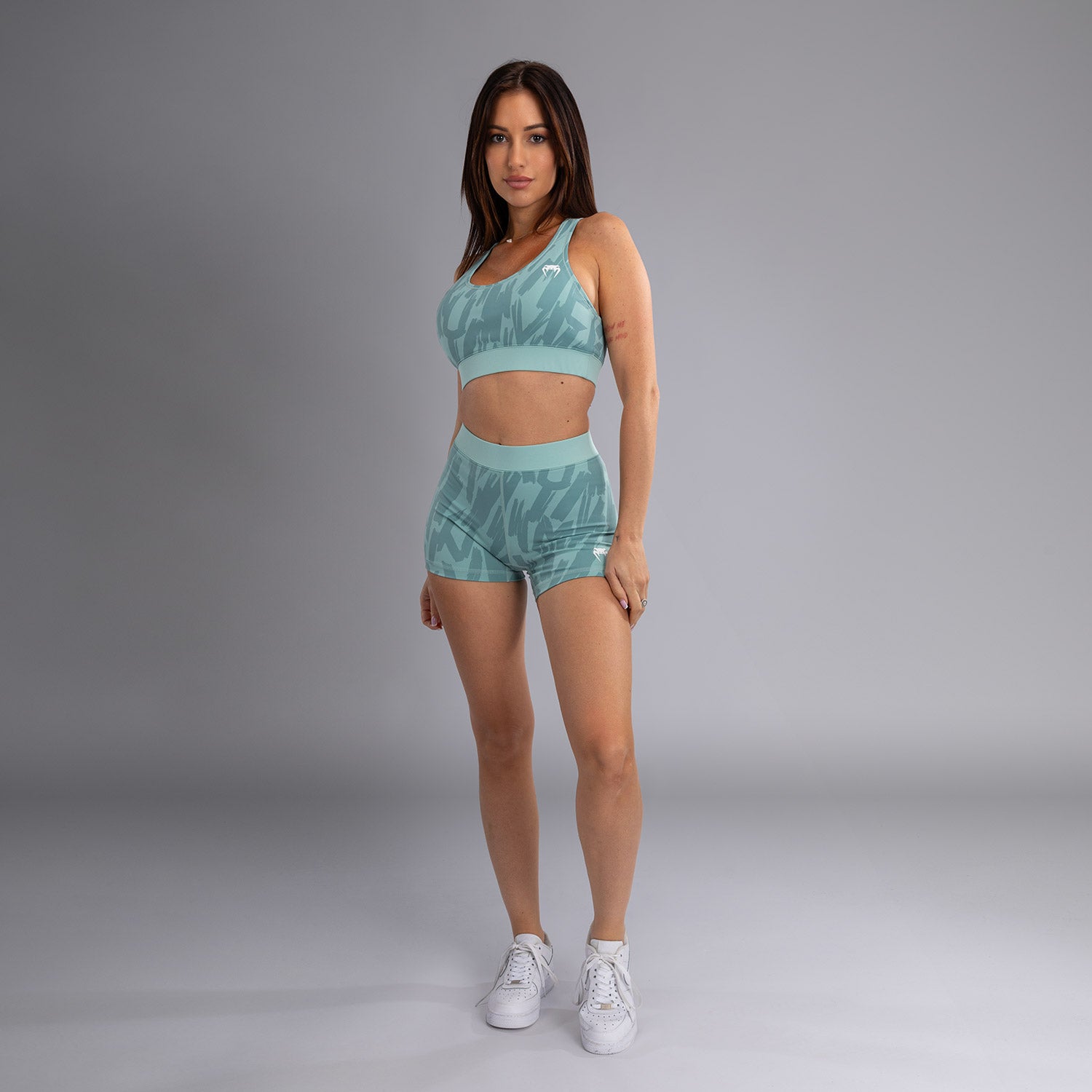 Shorts de Compression pour Femmes Venum Graffiti - Aqua