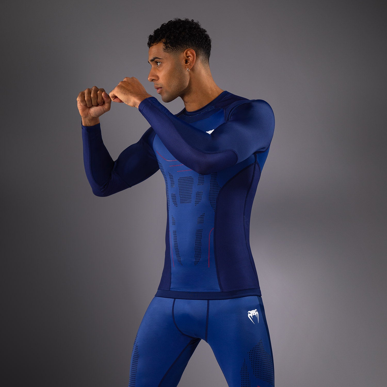 Rashguard Venum Technical 3.0 - Bleu Nuit