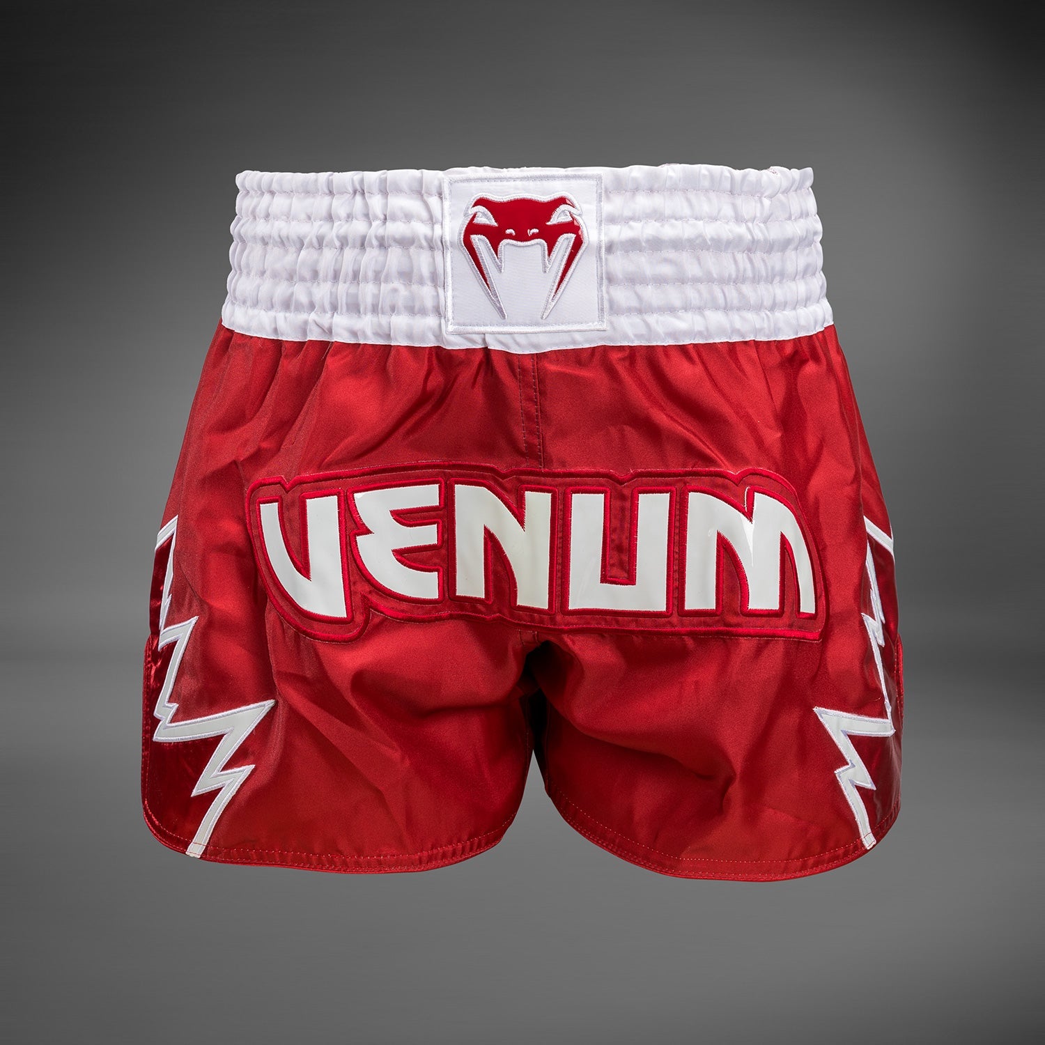 Shorts de Muay Thai Venum Inferno - Rouge/Blanc