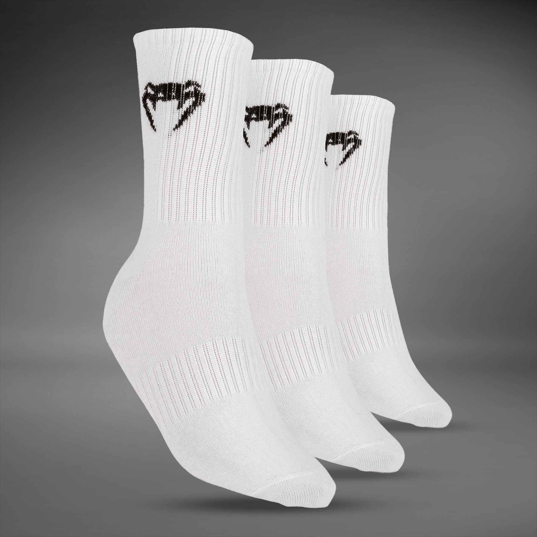 Chaussettes Venum Classic - Lot de 3 paires - Blanc/Noir