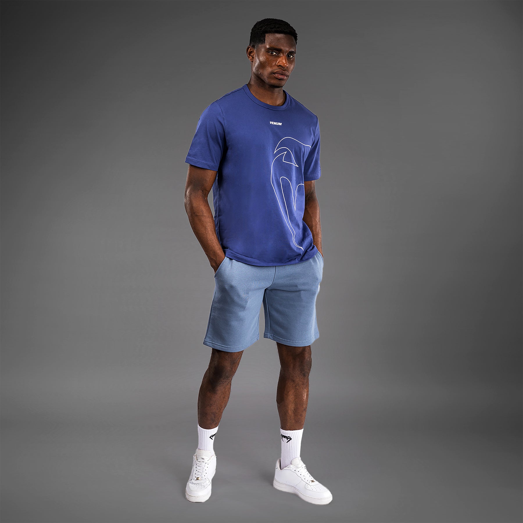 T-Shirt Venum Giant Connect - Bleu Royal