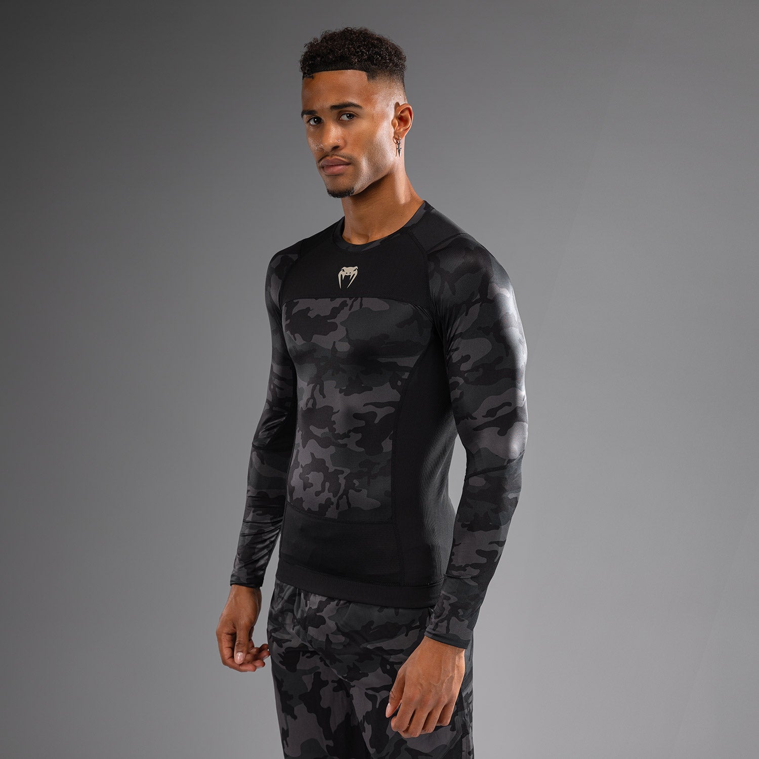 Rashguard à Manches Longues Venum G-Fit Air pour Hommes - Camo Urban