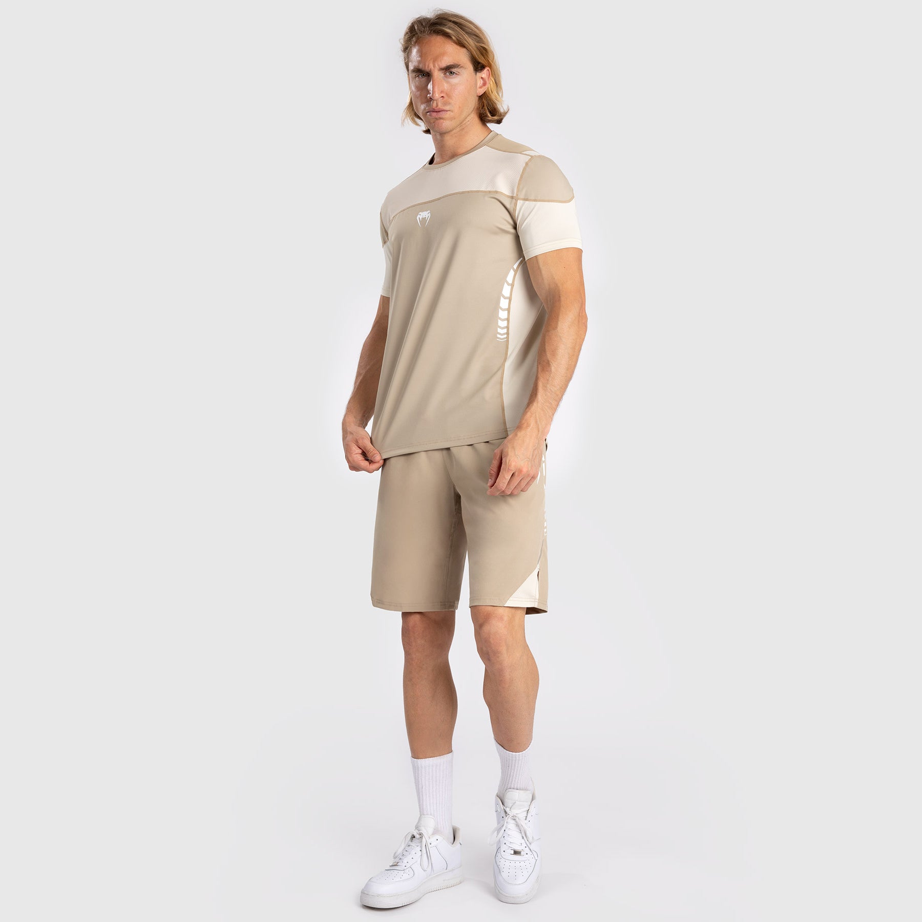 T-shirt Dry-Tech pour Hommes Venum Tempest - Beige/Sable
