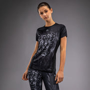 T-Shirt Dry-Tech Venum Tiger pour Femmes - Noir/Argent