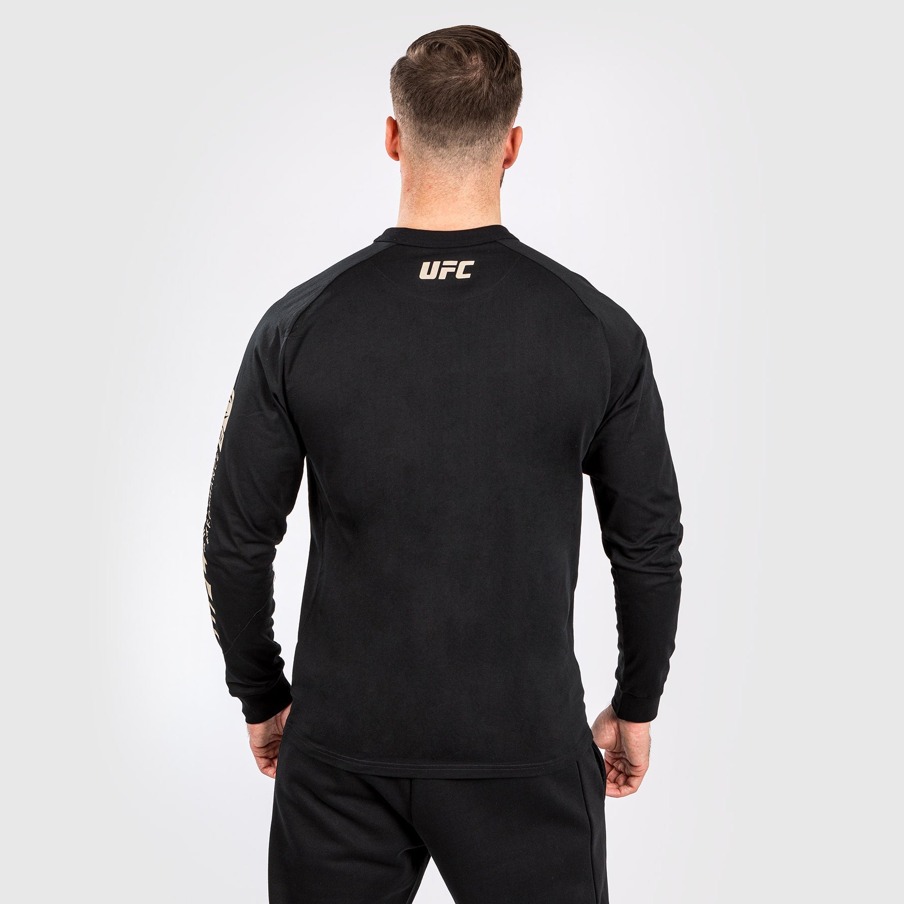 T-shirt à manches longues pour Hommes UFC Adrenaline by Venum Fight Week - Noir