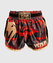 Short de Muay Thai Venum Giant Camo - Rouge/Doré
