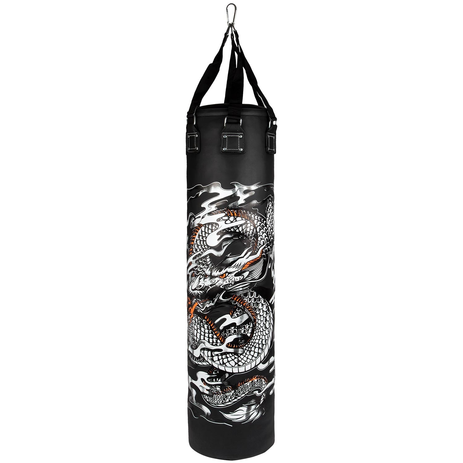 Sac de frappe Venum Dragon's Flight - Noir/Blanc - Plein - 170 cm