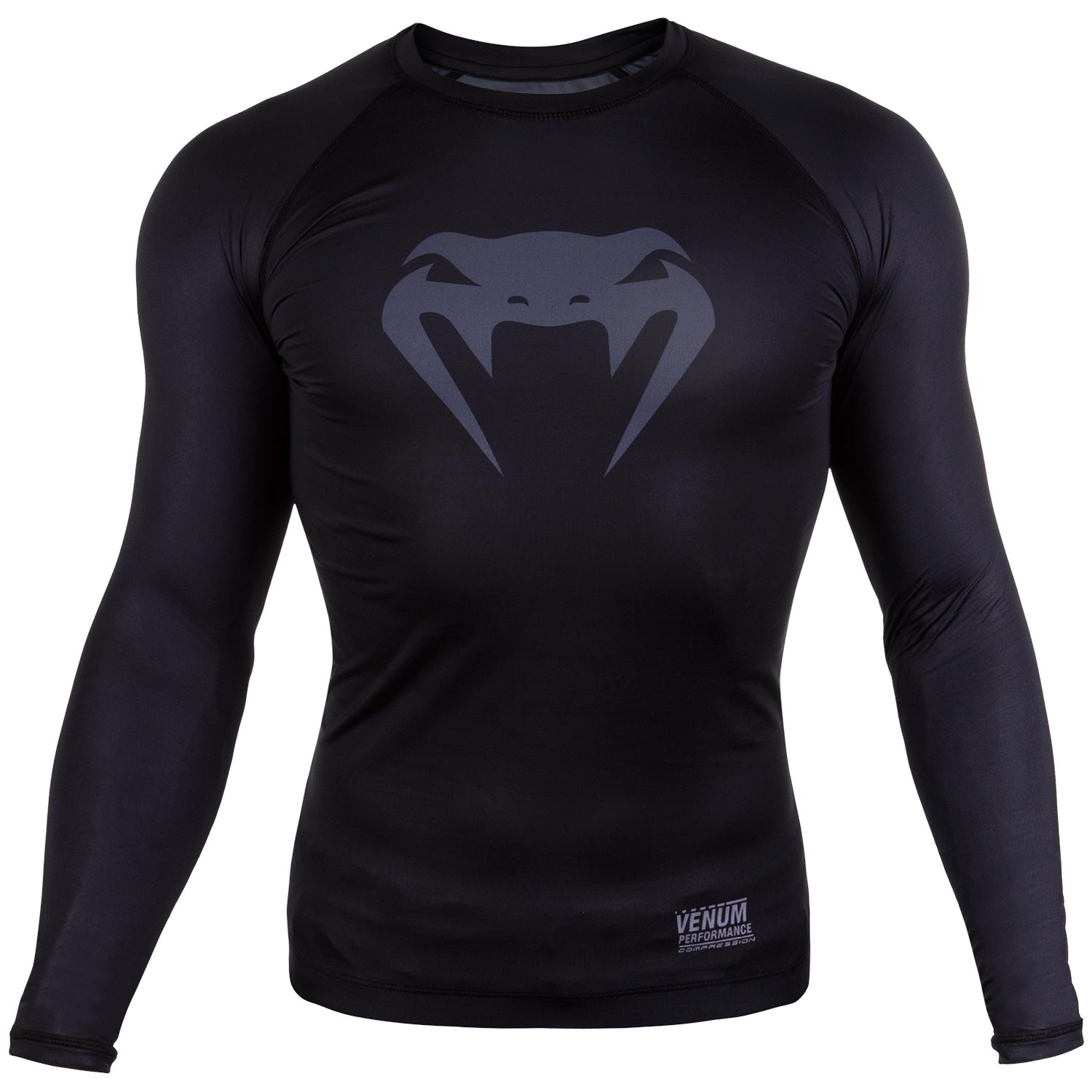 T-shirt de compression Venum Contender 3.0 - Manches longues - Noir/Gris