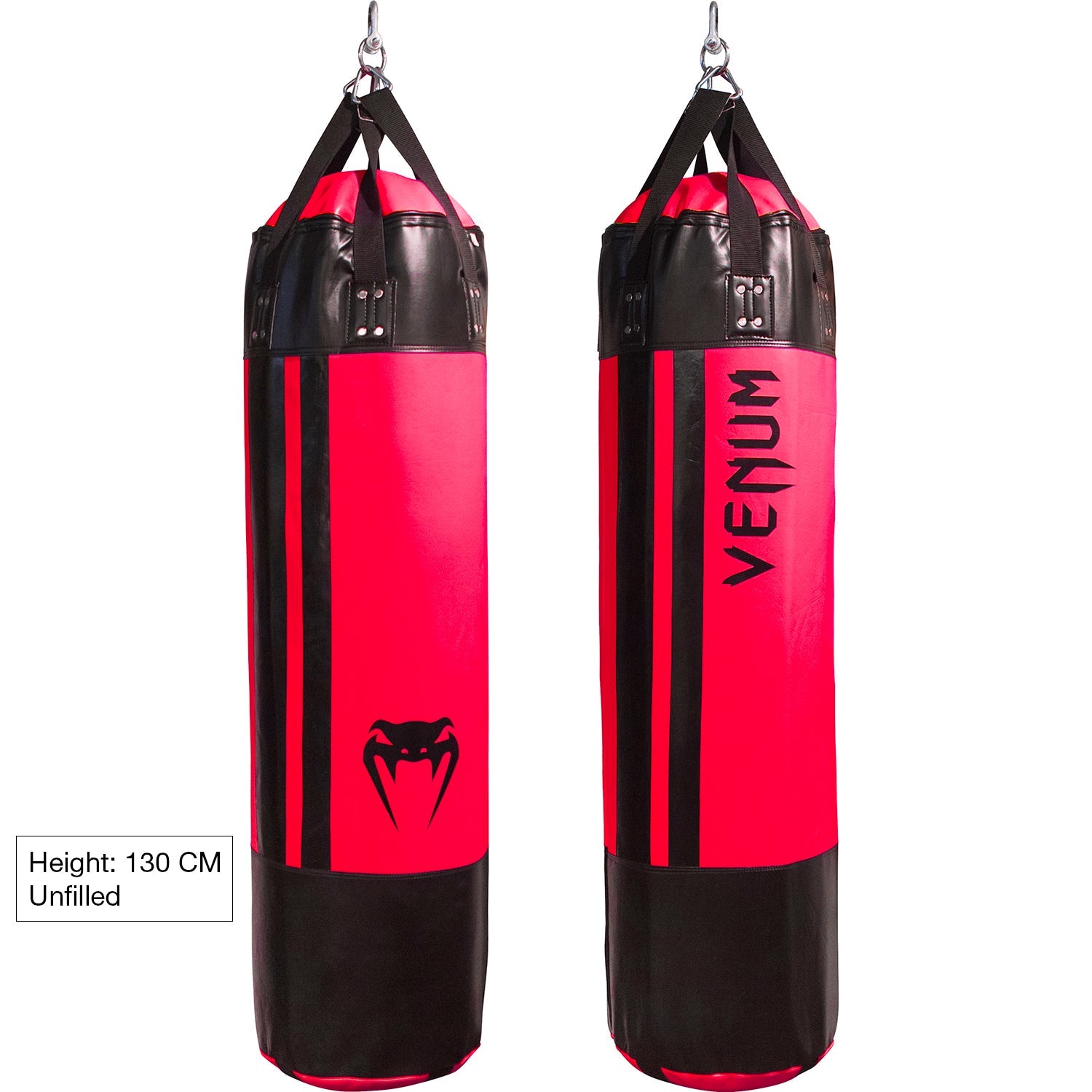 Sac de Frappe Venum "Hurricane" - 130 cm - Vide - Black/Neo Pink