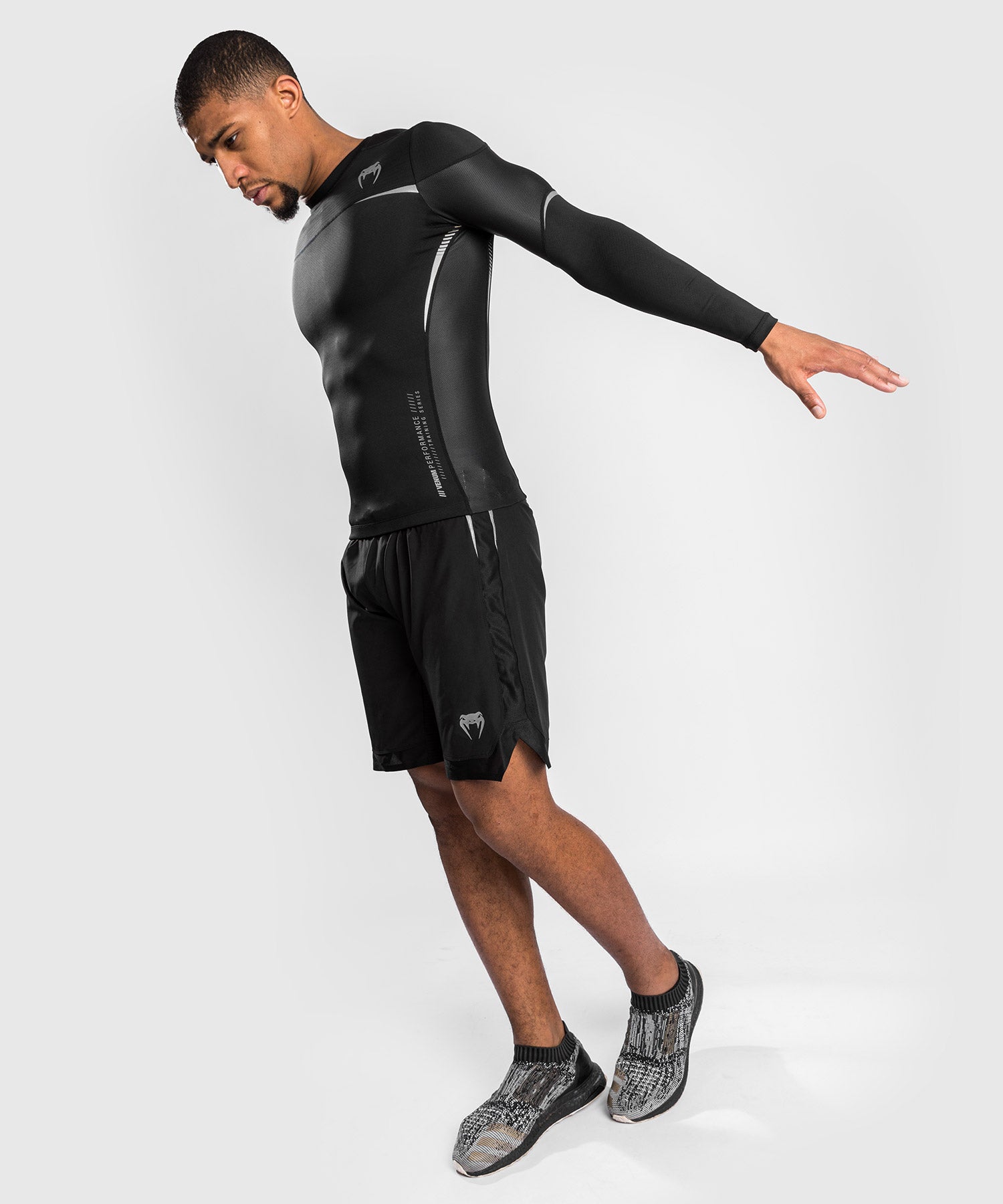 T-Shirt de compression Manches Longues Venum Tempest 2.0 – Noir/Gris