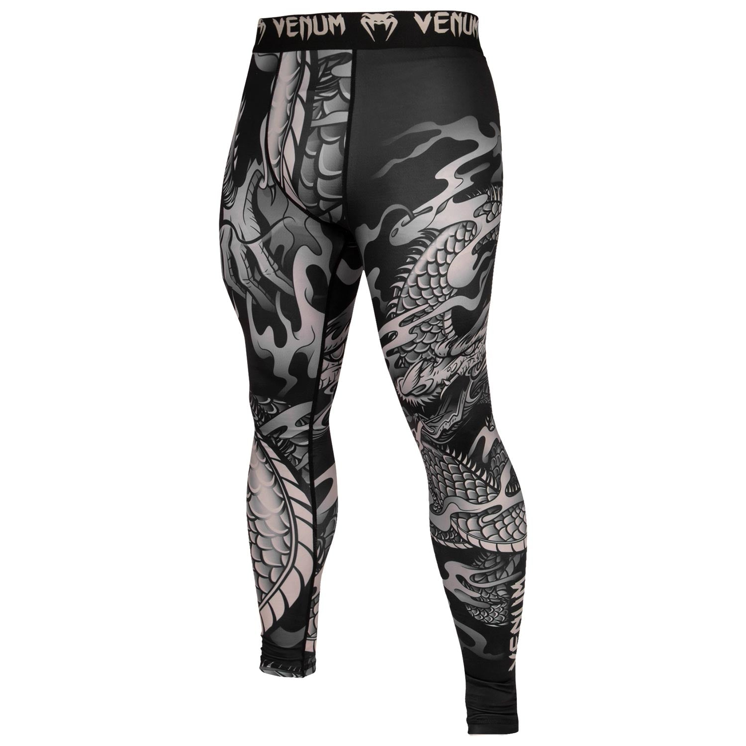 Pantalon de Compression Venum Dragon's Flight - Noir/Sable