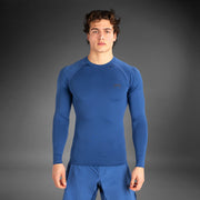 Rashguard à manches longues pour hommes Venum Contender - Bleu