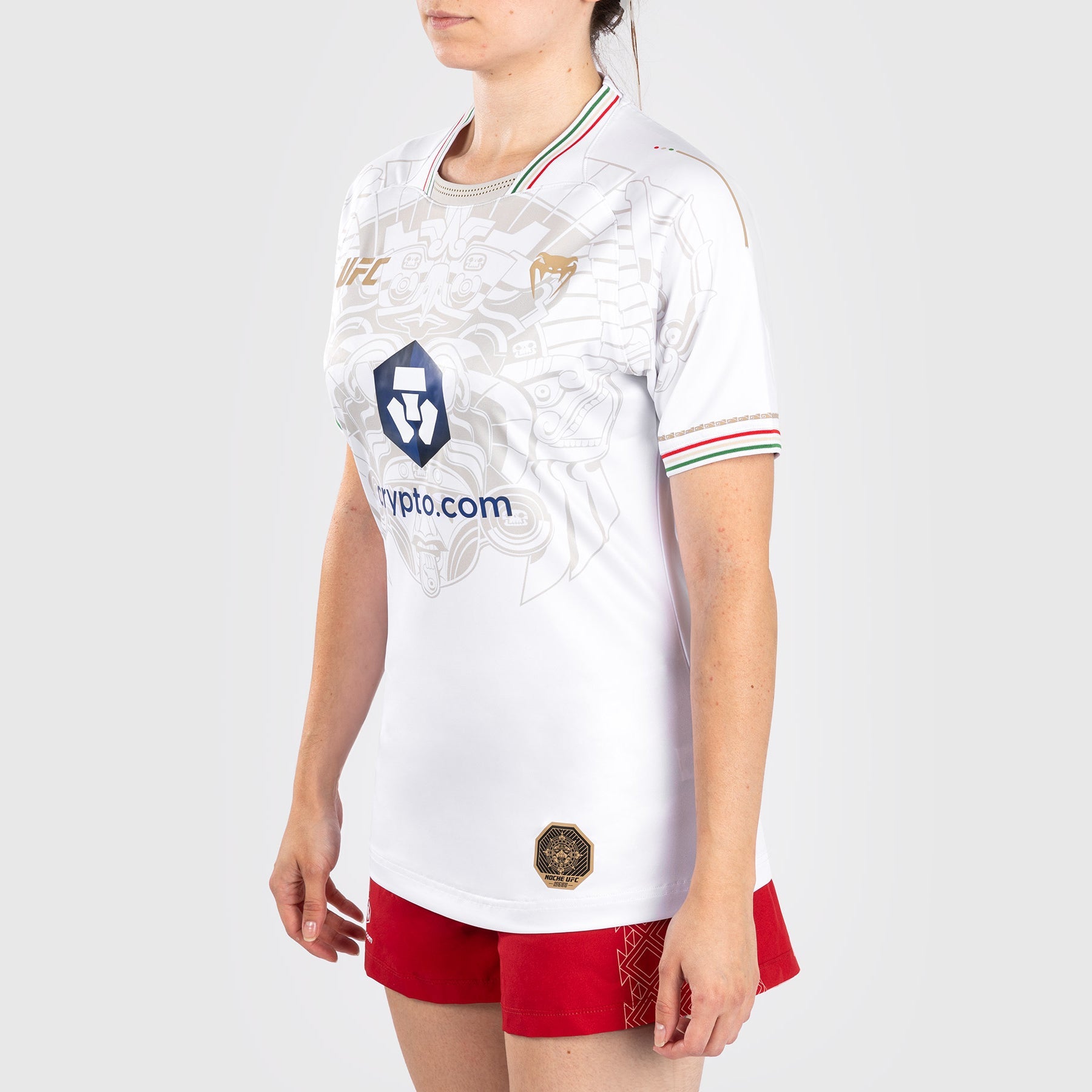 Noche UFC by Venum Authentic Fight Night T-shirt Dry Tech pour femme - Blanc