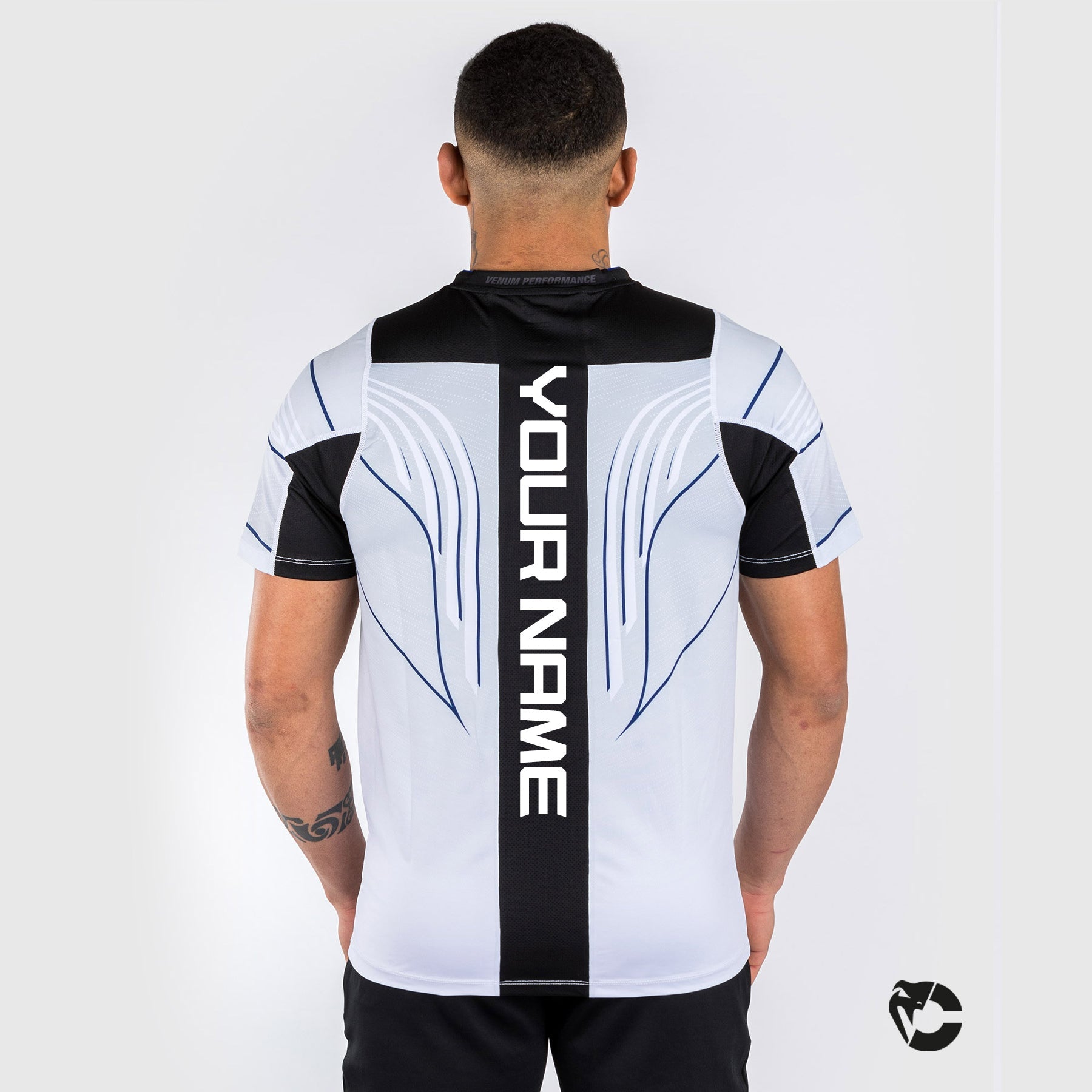 T-shirt Technique Homme Personnalisé UFC Venum Authentic Fight Night 2.0 - Midnight Edition - Ice