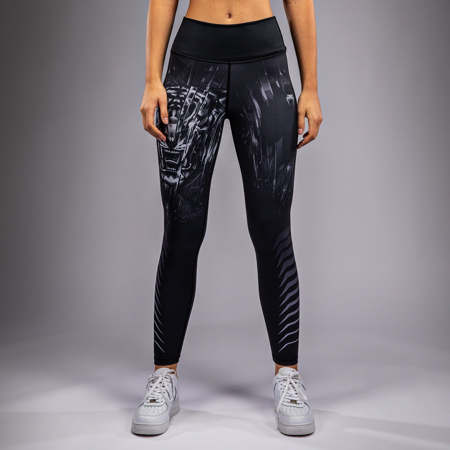 Legging Venum Tiger pour Femmes - Noir/Argent