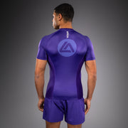 Rashguard à Manches Courtes Venum x Roger Gracie Academy - Violet