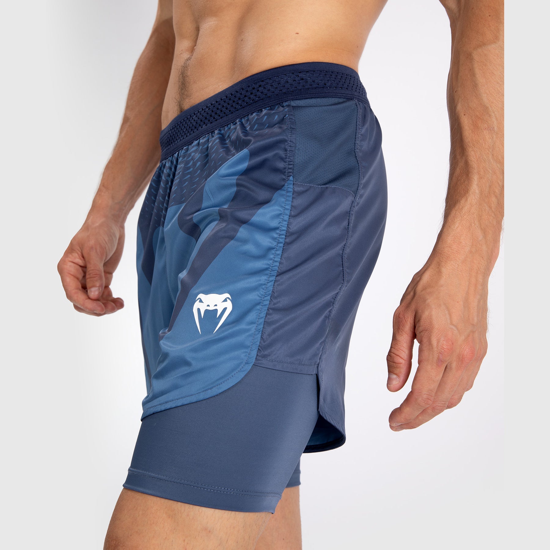 Short de Combat Pour Hommes Venum Attack - Bleu Marine