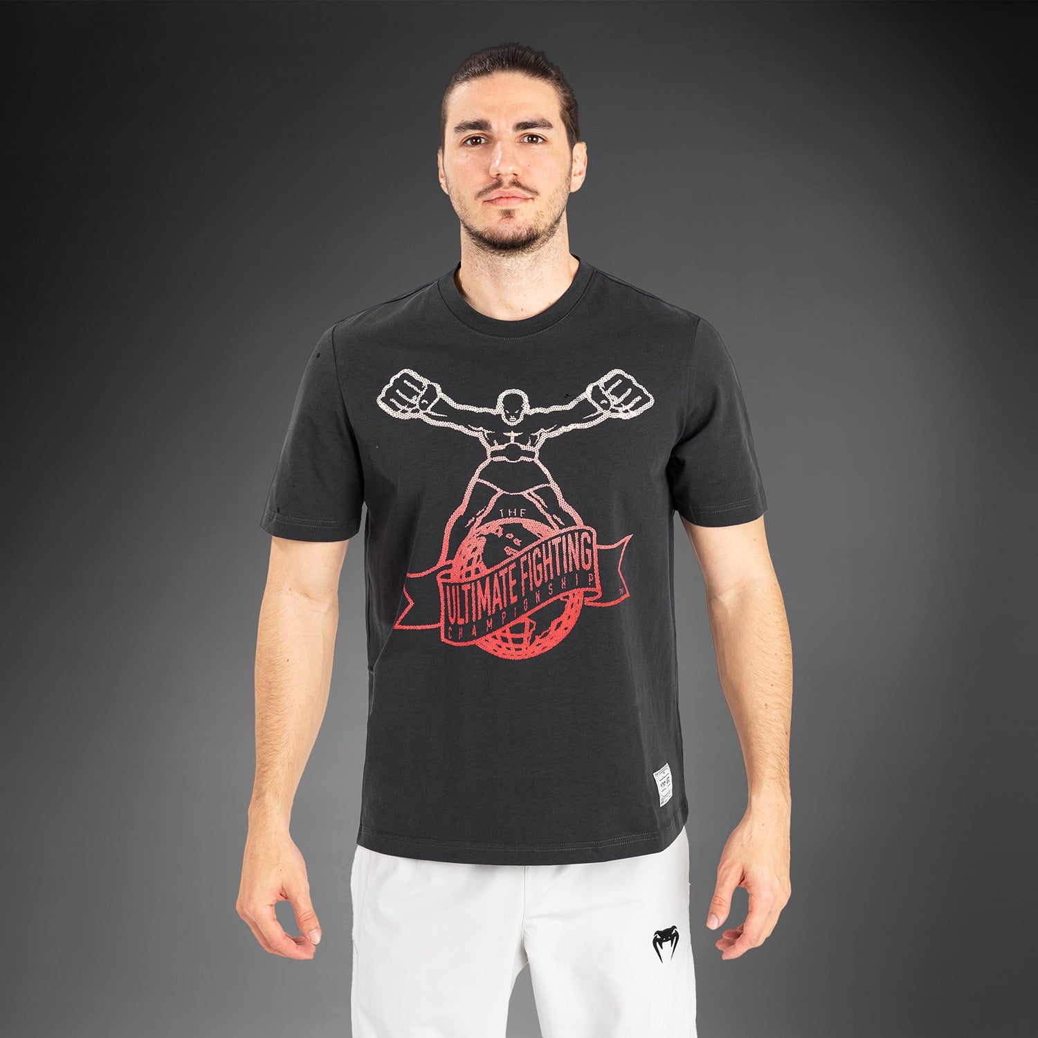 T-Shirt UFC by Venum Ulti-Man - Gris/Rouge