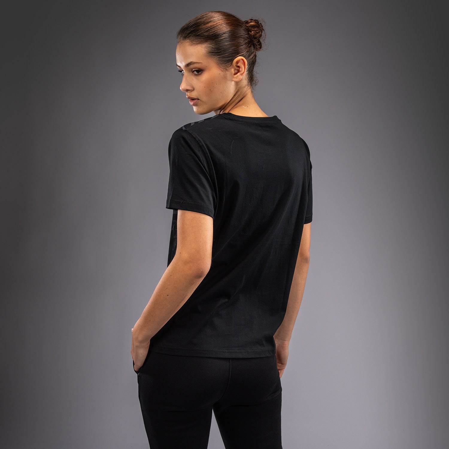 T-shirt à Manches Courtes pour Femmes UFC Fusion by Venum Replica - Noir