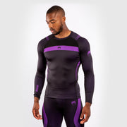 T-shirt de Compression Venum NoGi 3.0 - Manches Longues - Noir/Violet