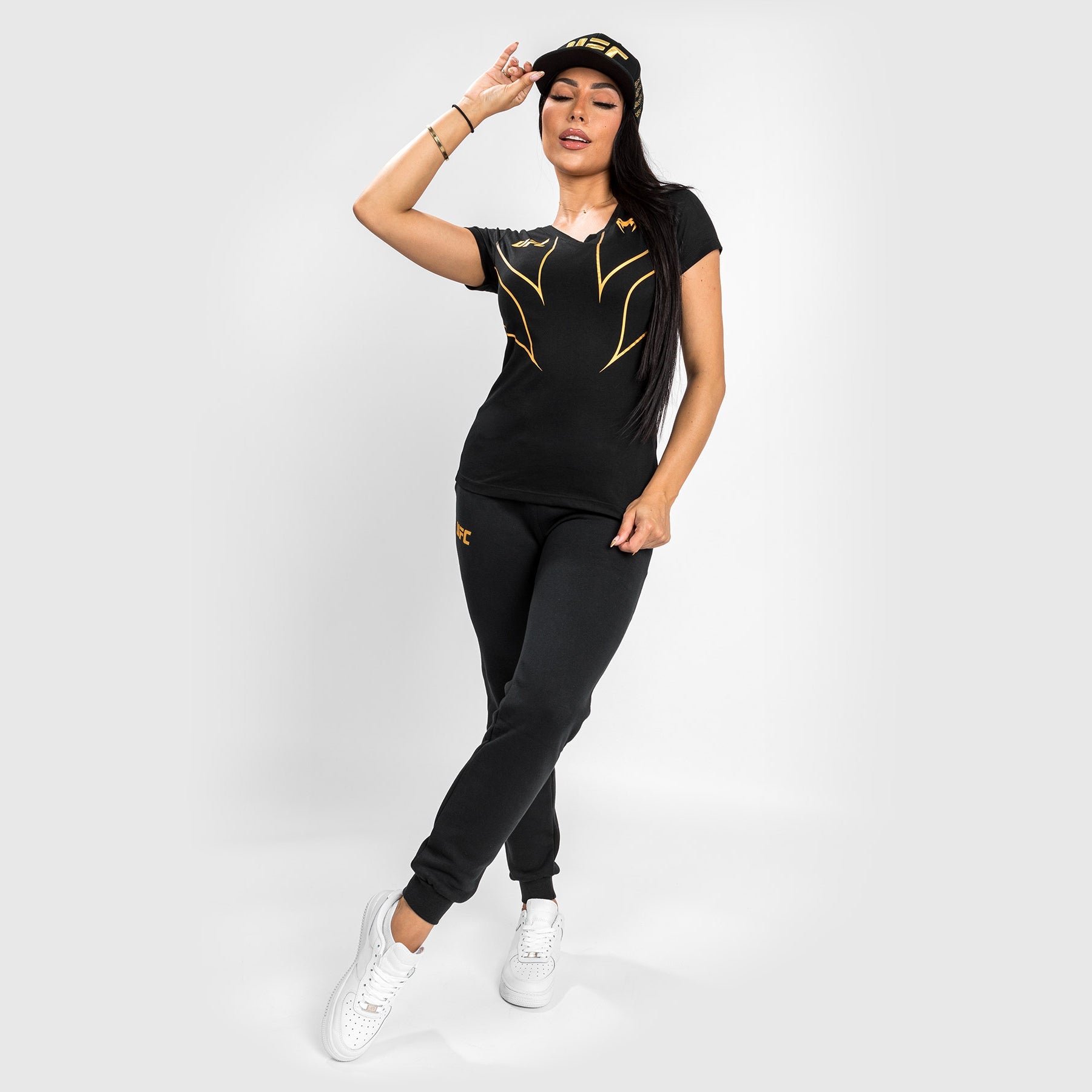 T-shirt Femme UFC Venum Fight Night 2.0 Replica - Champion