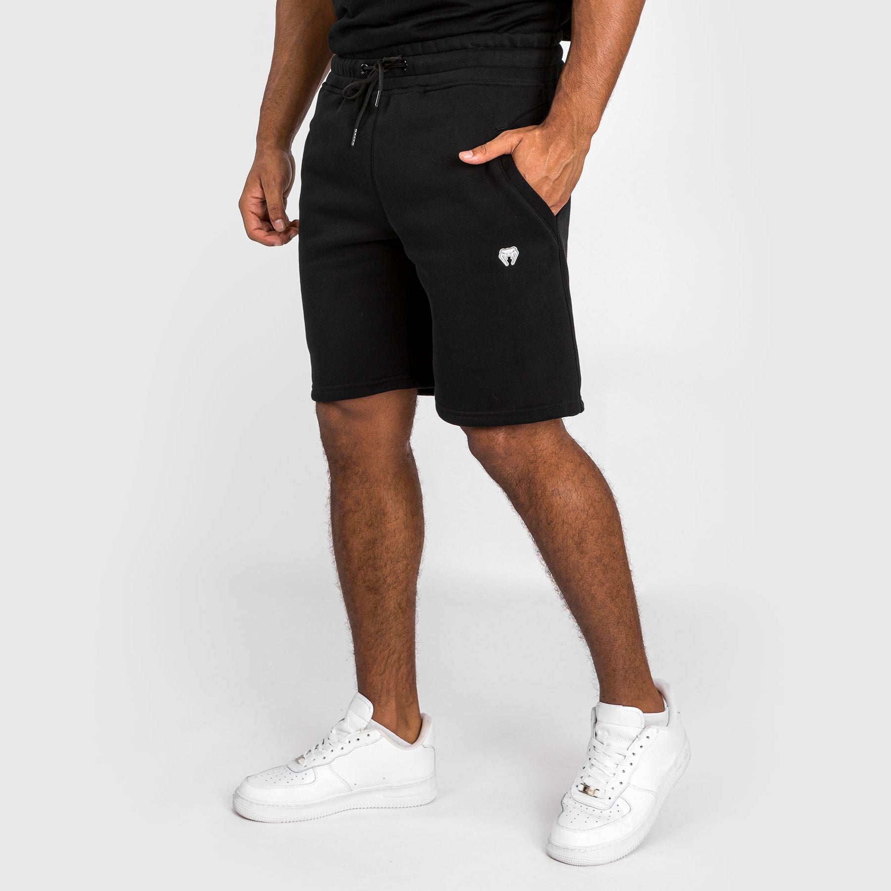 Short en coton Venum Silent Power - Noir