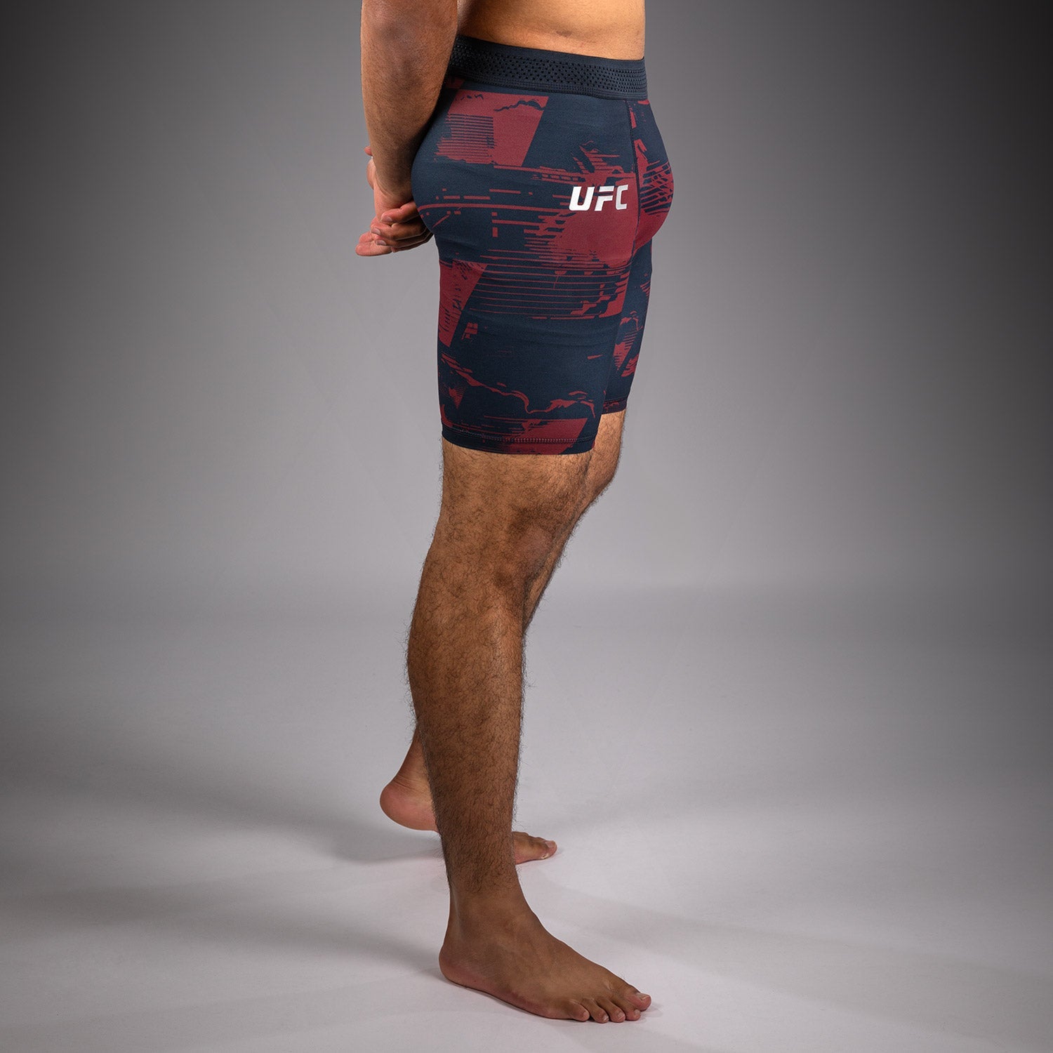 Short de compression Performance Homme UFC Zenith by Venum Authentic Fight Week - Bleu marine/Bordeaux/Argent