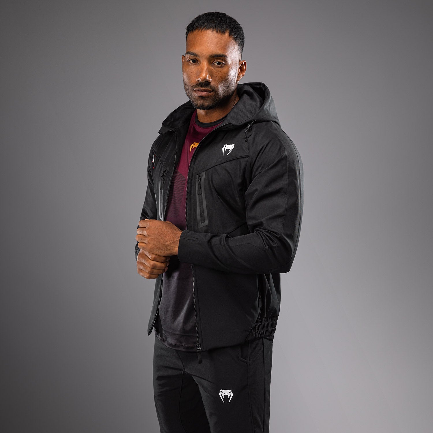 Veste de Survêtement Venum Tactical XT- Noir/Rouge Feu