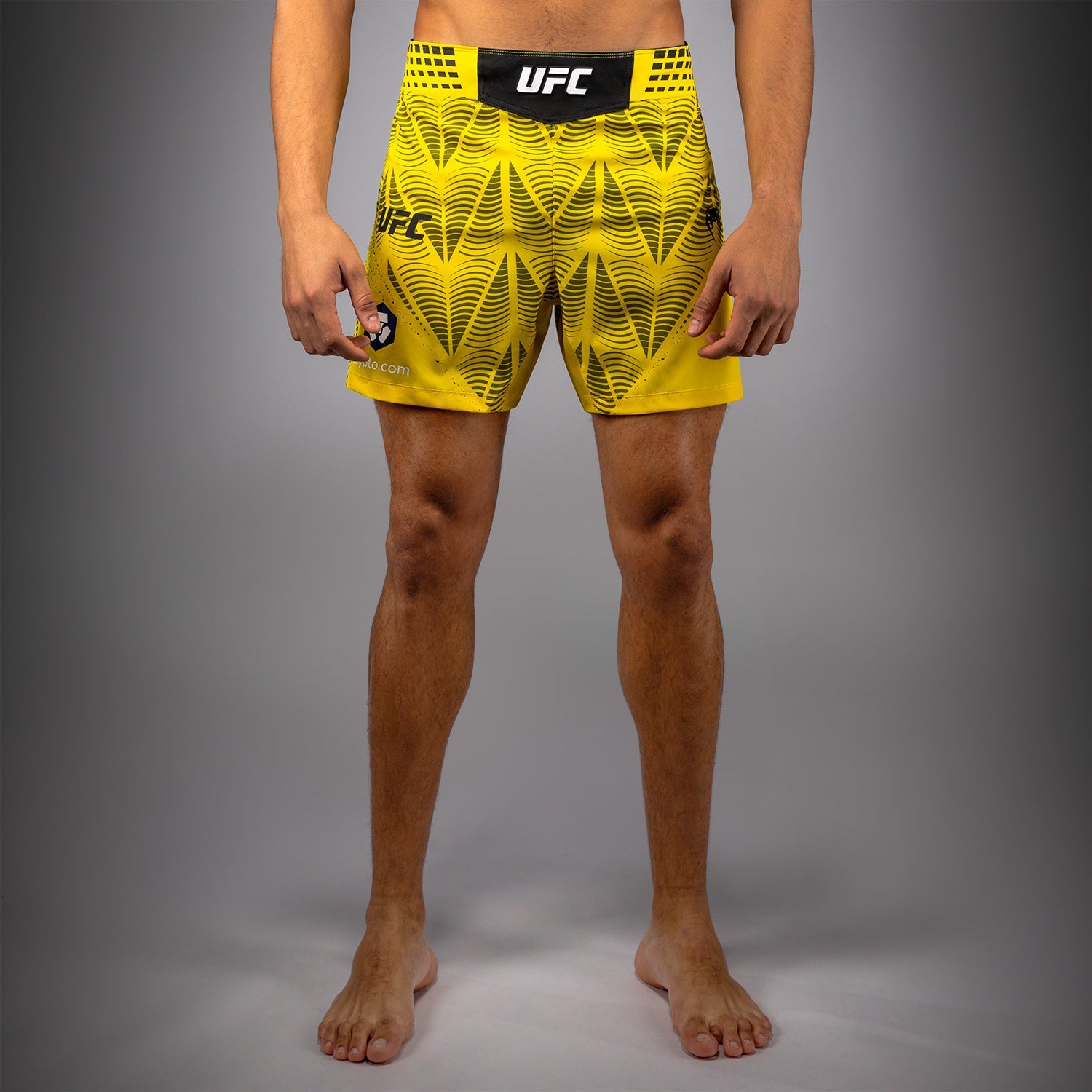Short de combat coupe courte Homme Personnalisé UFC Zenith by Venum Authentic Fight Night - Jaune