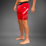 Shorts Vale Tudo pour Hommes UFC Fusion by Venum Personnalisé Authentic Fight Night - Rouge