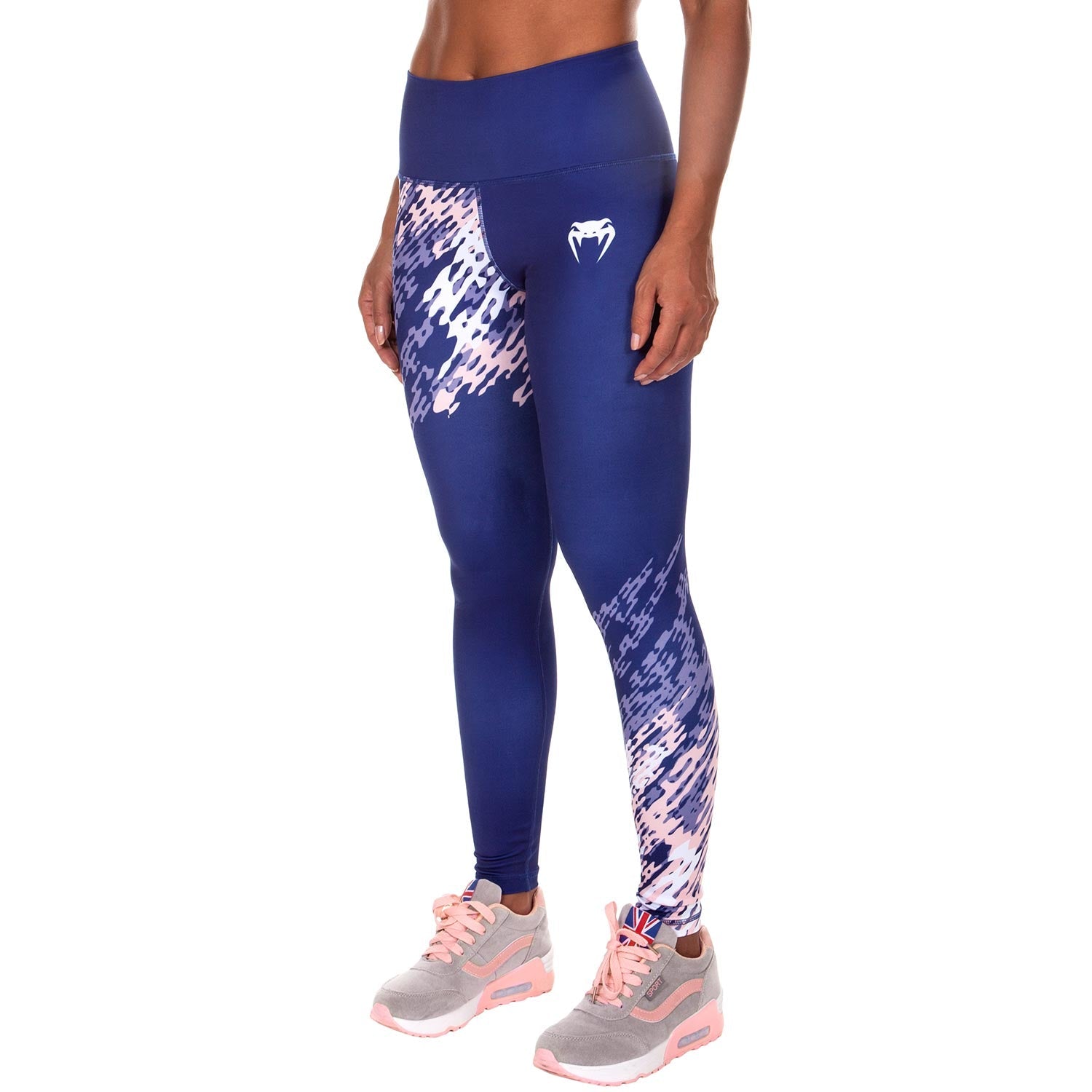 Legging Femme Venum Neo Camo Femme - Bleu marine/Corail