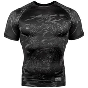 Rashguard Venum Dragon's Flight - Manches courtes - Noir/Noir
