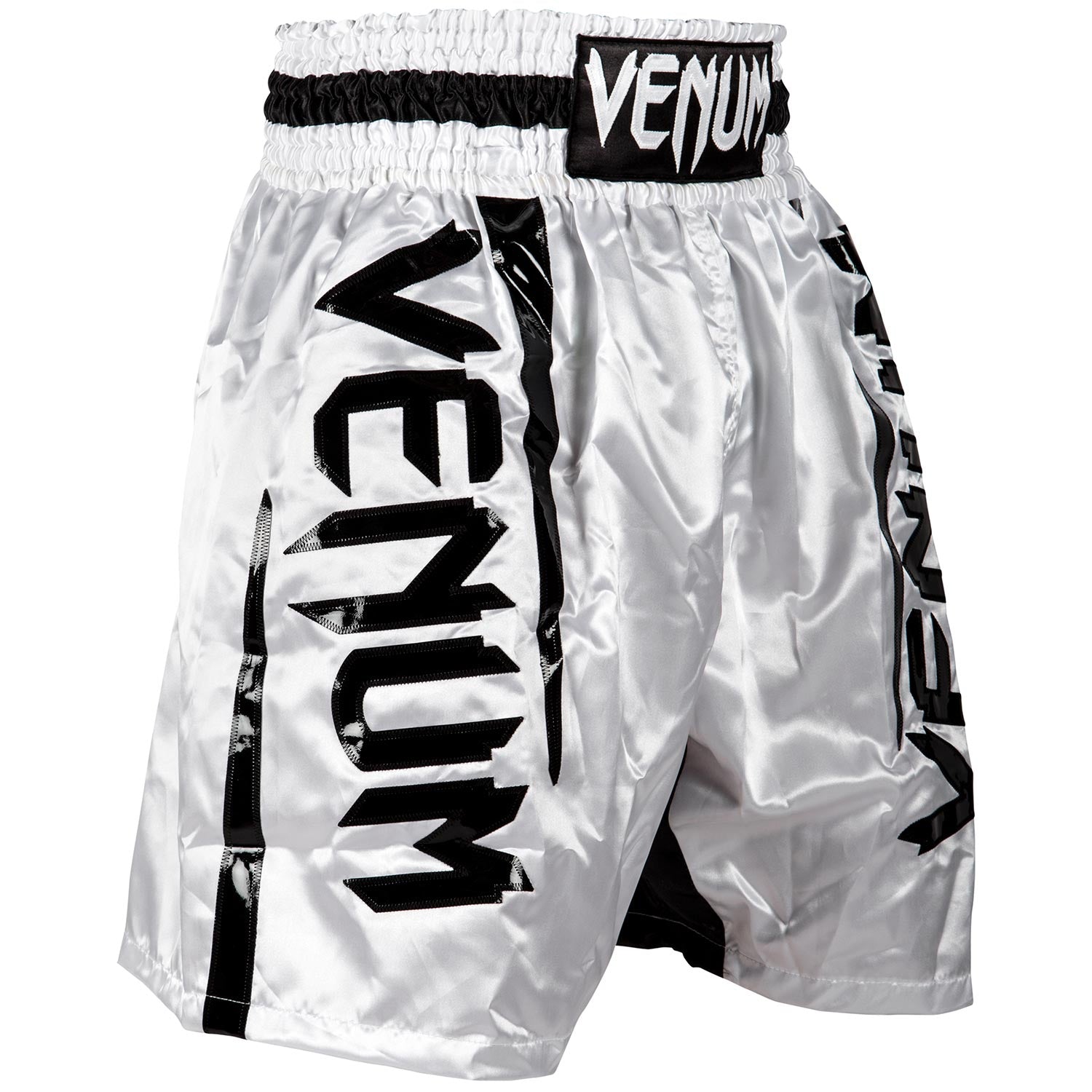 Short de Boxe Venum Elite - Blanc/Noir