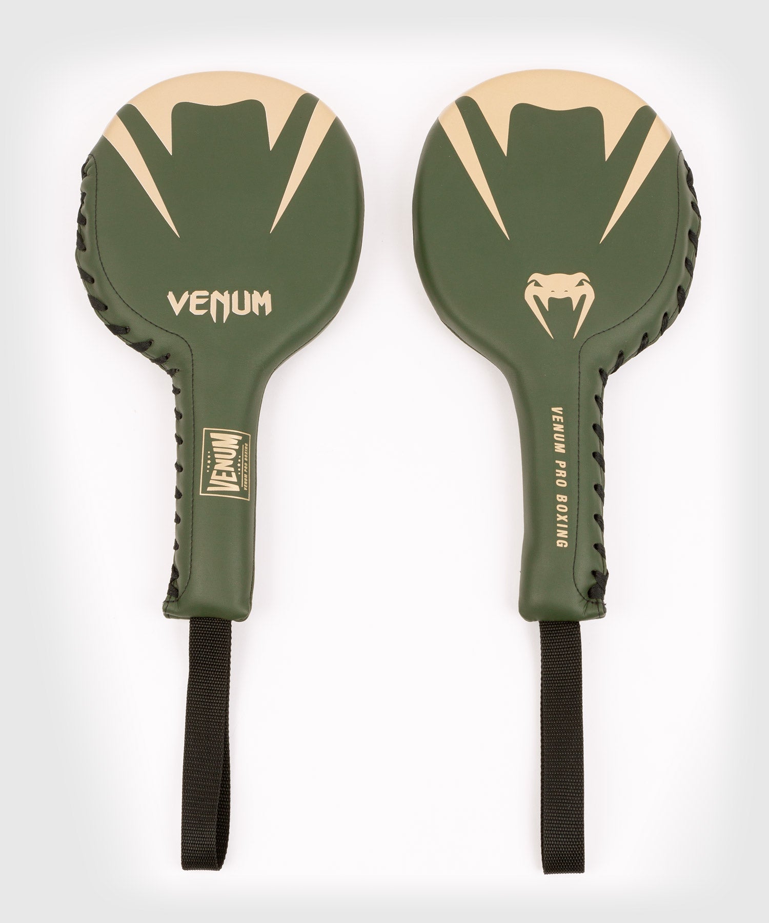 Raquettes Venum Pro Boxing (paire) - Kaki/Or