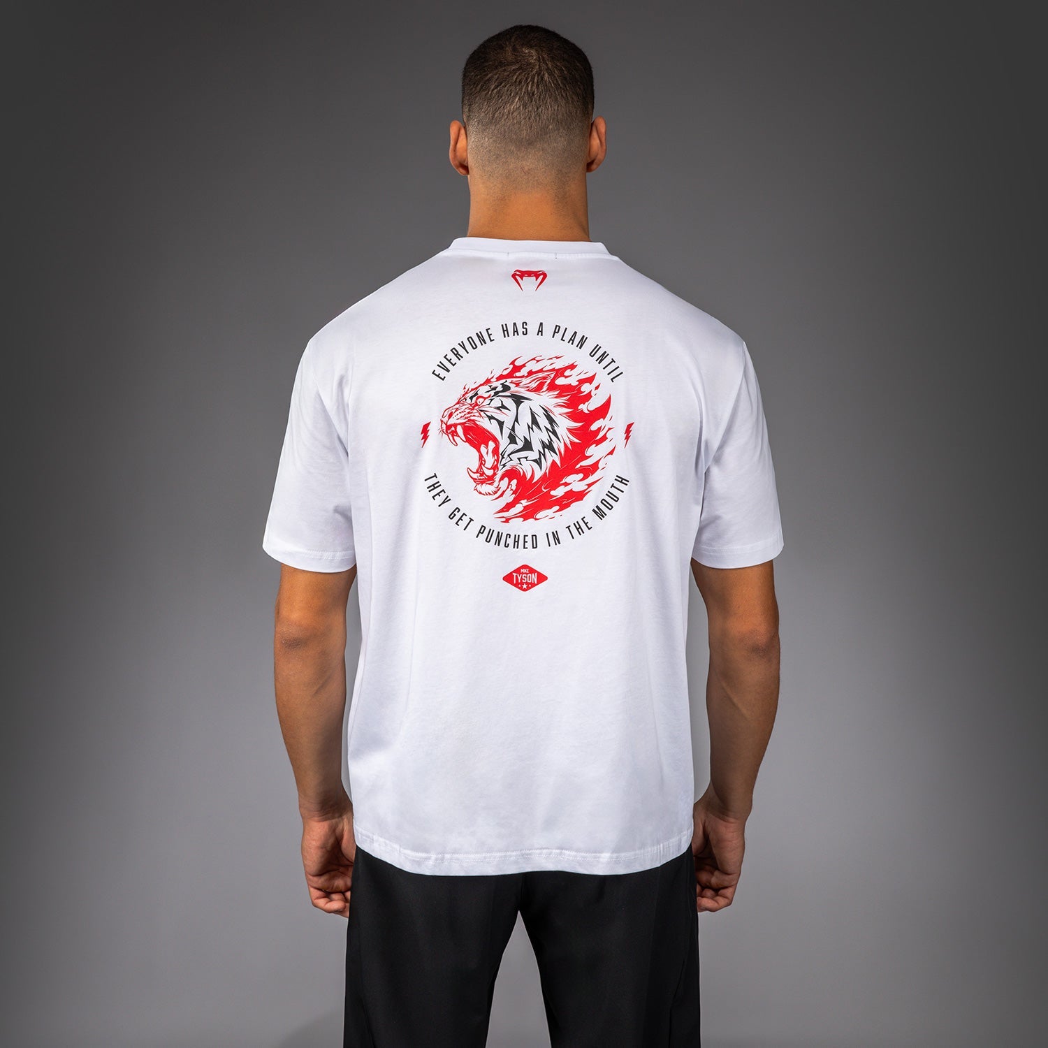T-Shirt Venum x Mike Tyson Tiger - Blanc Optique