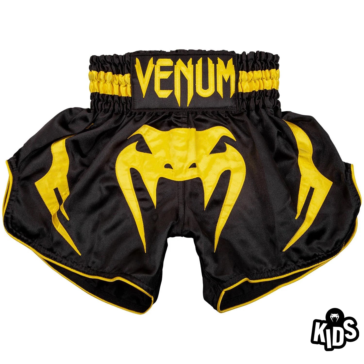 Short de Muay Thaï Venum Bangkok Inferno Kids - Noir/Jaune