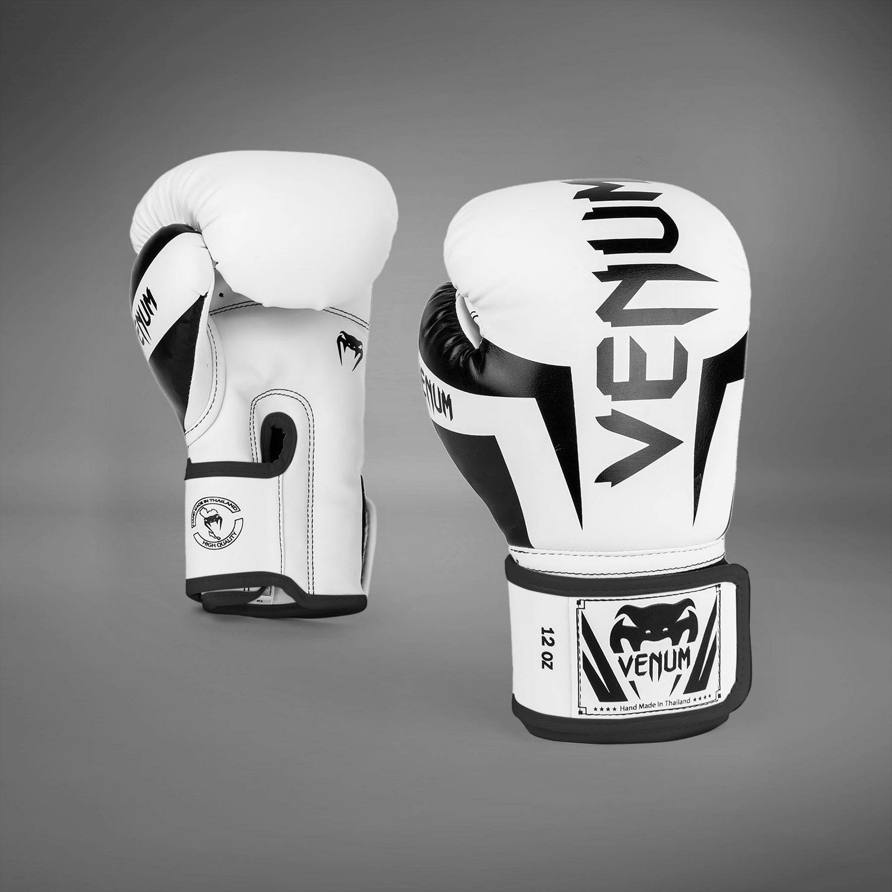 Gants de Boxe Venum Elite - Blanc/noir