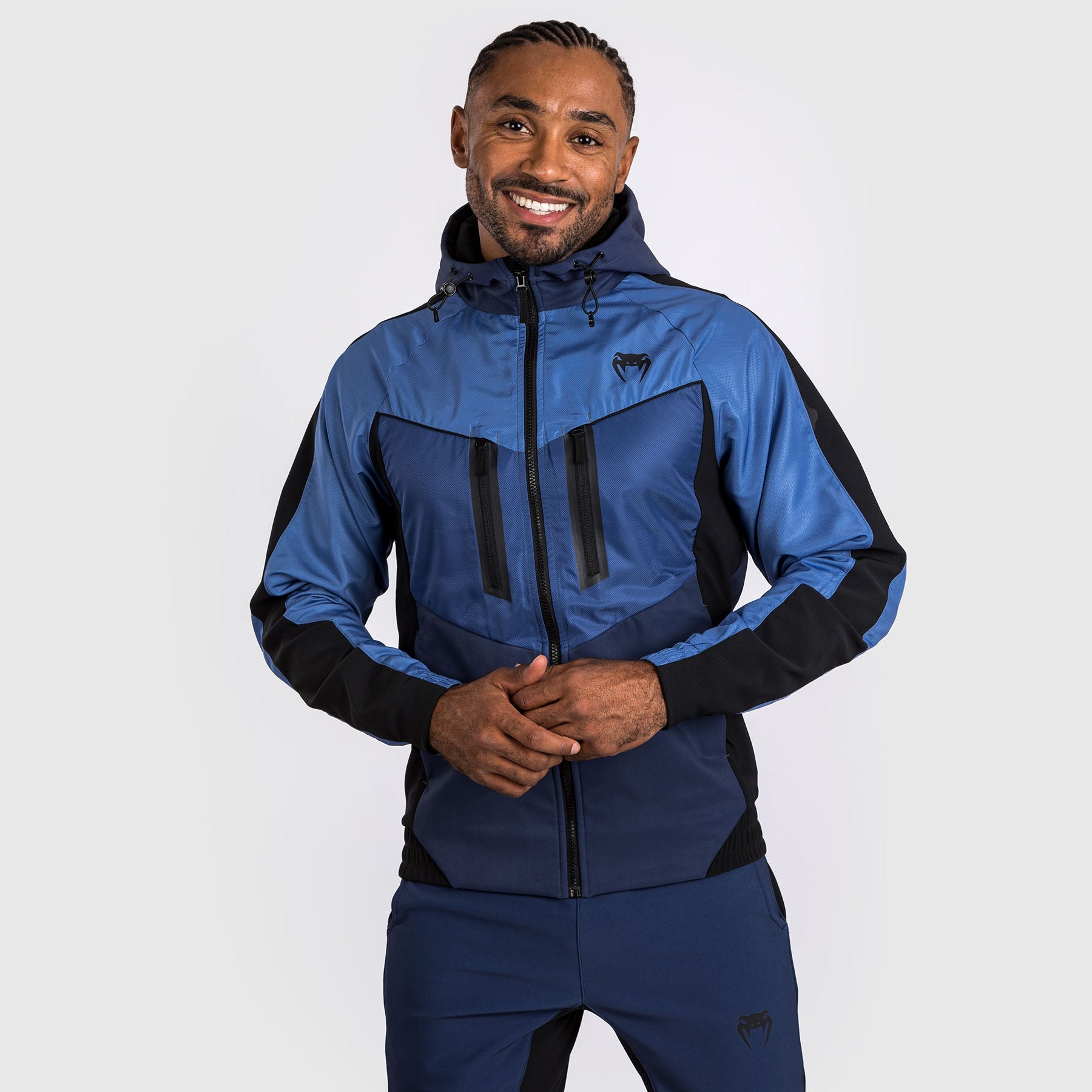 Veste de survêtement Venum Laser 3.0 - Noir/Bleu