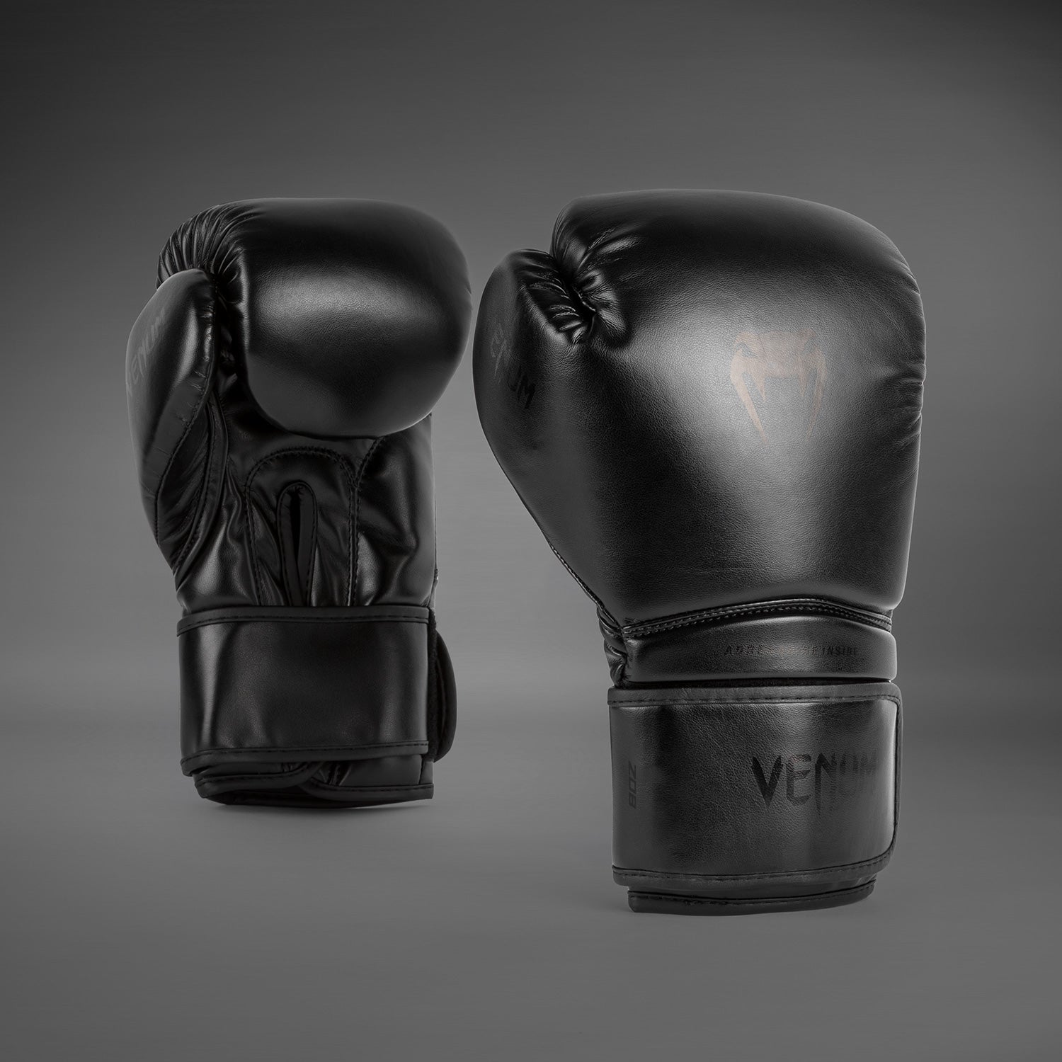 Gants de boxe Venum Contender 1.5 pour enfants - Noir/Noir