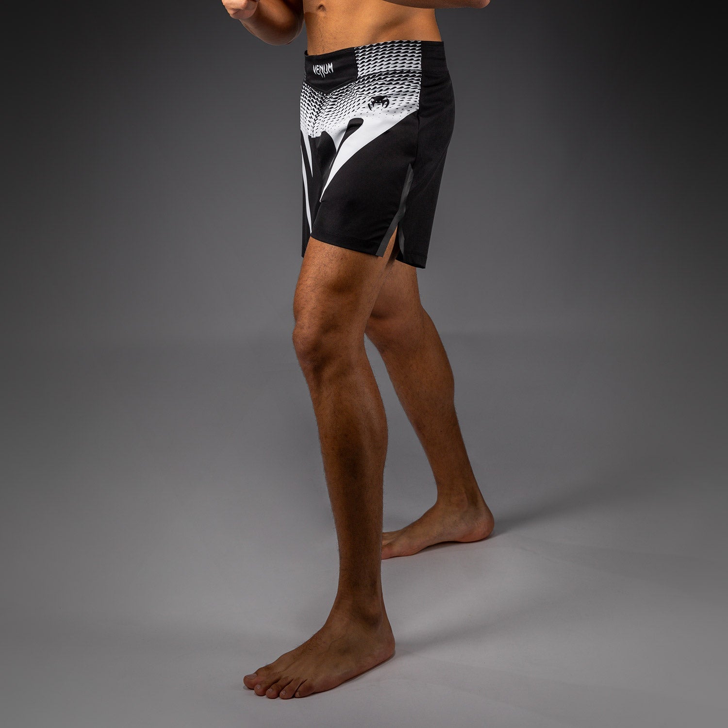 Short de Combat Venum No Gi - Noir/Blanc