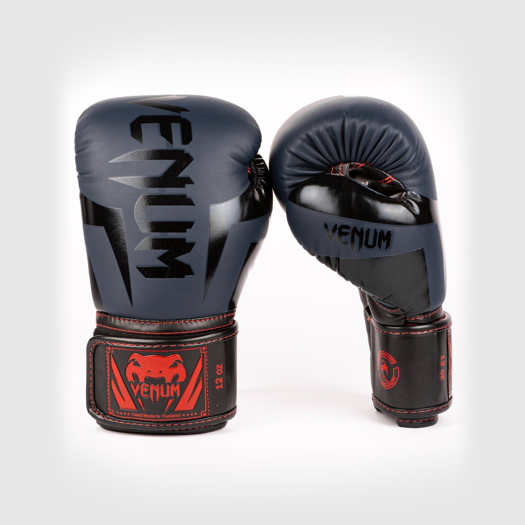 Gants de boxe Venum Elite - Bleu Marine/Noir-Rouge